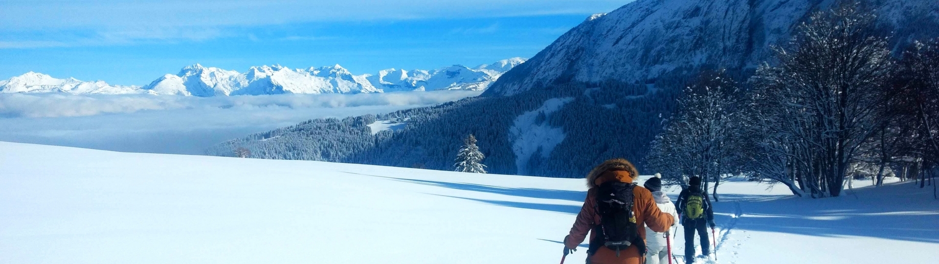 BARGY, SHORT BREAK IN SNOWSHOES